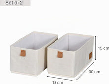 Carica l'immagine nel visualizzatore di Gallery, LOVE IT STORE IT Premium Organizer per cassetti, Lino, Beige, 2 pezzi