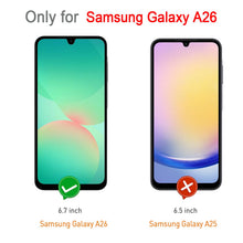 Carica l'immagine nel visualizzatore di Gallery, WFTE [2-Pezzi Vetro Temperato per Samsung Galaxy A26 5G Pellicola Protettiva [Durezza 9H][ Anti graffio][Anti-Impronte][