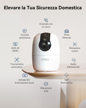 Carica l'immagine nel visualizzatore di Gallery, Imou 2K Telecamera WiFi Interno con One-Touch Chiamata, Telecamera Interna