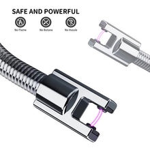 Carica l'immagine nel visualizzatore di Gallery, Newaner Accendino Elettrico, USB Ricaricabile，360° Flessibile Accendigas Cucina Lungo Antivento per Candele Leggere Stuf