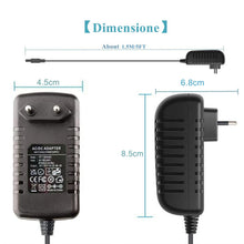 Carica l'immagine nel visualizzatore di Gallery, Adattatore AC-DC 24V 1A Alimentatore AC220V da 230V a DC24V con 8 adattatori per spina Caricabatterie DC24V 100mA a 1000