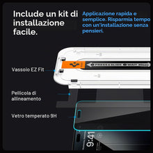 Carica l'immagine nel visualizzatore di Gallery, Spigen EZ Fit Privacy Vetro Temperato [2 Pezzi] per iPhone 15 Pro