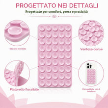 Carica l'immagine nel visualizzatore di Gallery, 3 Pezzi Ventosa Per Telefono Supporto Ventosa Silicone Doppio Lato Per Selfie Auto Bianco Nero Rosa