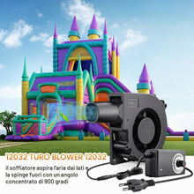 Carica l'immagine nel visualizzatore di Gallery, Ventola centrifuga 12 V AC 220 V EC 240 V Turbine Turbo, con controller per elettrodomestici, turbina (120 x 32 mm (con 