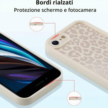 Carica l'immagine nel visualizzatore di Gallery, Kueqeay 2 Pezzi Cover per iPhone 7/8/iPhone SE 2022/2020 4,7", Custodia Opaca con Aesthetic Motivo Moda Disegno Morbida 