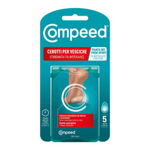 Carica l'immagine nel visualizzatore di Gallery, COMPEED Cerotti per vesciche sotto la pianta del piede, a lunga durata e guarigione veloce - 5 Cerotti