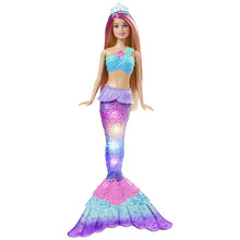 Carica l'immagine nel visualizzatore di Gallery, Barbie Dreamtopia Bambola Sirena con Capelli con Ciocche Rosa