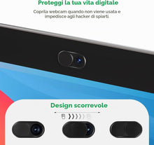 Carica l'immagine nel visualizzatore di Gallery, CloudValley Webcam Cover, 0.6mm Ultra-Sottile Metallo Copri Webcam Copertura per MacBook Pro* Air, iPad, Laptop, iMac, P