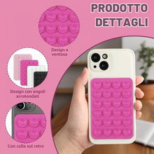 Carica l'immagine nel visualizzatore di Gallery, Ventosa Per Cellulare 4 Pezzi Nero Bianco Rosa Chiaro Fucsia Silicone Standard - Per Selfie Video Ricarica