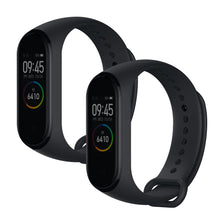 Carica l'immagine nel visualizzatore di Gallery, kwmobile 2x Cinturino TPU Silicone Fibbia Compatibile con Xiaomi Mi Band 4 / Mi Band 3 Cinturino - Cinturini 15-22 cm
