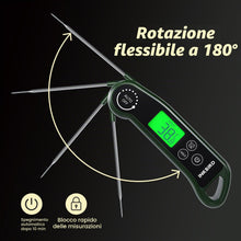 Carica l'immagine nel visualizzatore di Gallery, INKBIRD Termometro Alimentare Istantaneo RHT-11K, Lettura in 0.5 Secondi, Termometro Portatile per Cucinare, BBQ, Forno,