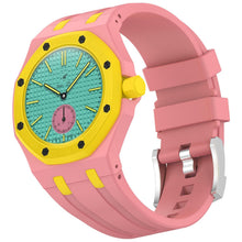 Carica l'immagine nel visualizzatore di Gallery, GIOPUEY Cinturini Compatibile con Swatch Royal Pop, Morbido Silicone Cinturino [Resistente all'Usura] [Traspirante] - Pi