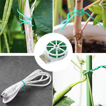 Carica l'immagine nel visualizzatore di Gallery, Cravatta da Giardino Verde, Legaccio per Piante da 50 m, Filo da Giardino Rivestito in Plastica con Taglierina, Multi-Fu