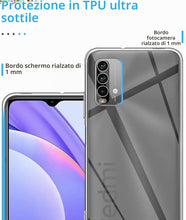 Carica l'immagine nel visualizzatore di Gallery, Captor Cover Trasparente per Xiaomi Redmi 9T / Poco M3, Custodia TPU in Silicone Flessibile Morbida e Sottile, Protezion