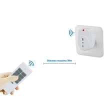 Carica l'immagine nel visualizzatore di Gallery, Electraline 48501 Prese Elettriche Radiocomandate con Telecomando, Spina e Presa Italiana