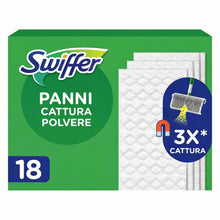 Carica l'immagine nel visualizzatore di Gallery, Swiffer Dry, Ricariche Microfibra Catturapolvere, 18 Panni, Maxi Pack
