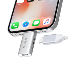 Carica l'immagine nel visualizzatore di Gallery, ORICO USB C femmina a Lightning maschio per iPhone 14/13/11/12 Pro Max, compatibile con caricamento, supporto funzione O