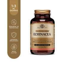 Carica l'immagine nel visualizzatore di Gallery, Solgar Echinacea 100 Capsule Vegetali Difese Naturali e Respiratorie