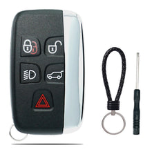 Carica l'immagine nel visualizzatore di Gallery, SUPALAND Guscio Chiave di Ricambio a 5 Tasti Per Telecomando Auto Compatibile Con Land Rover LR2 LR4 Range Rover Evoque 