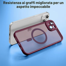 Carica l'immagine nel visualizzatore di Gallery, Pnakqil Cover Magnetica con Cordino per iPhone 15, Compatibile con MagSafe, Sottile con Laccio Collana Tracolla Regolabi