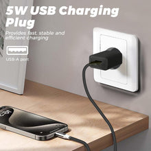 Carica l'immagine nel visualizzatore di Gallery, 4 Pezzi 5W Caricatore Presa USB, 5V/1A Alimentatore Caricabatterie USB Spina Charger Prese Spinotto Compatibile con iPho
