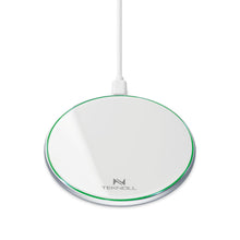 Carica l'immagine nel visualizzatore di Gallery, Caricatore Wireless 15W, Pad di Ricarica Rapida con LED Circolare Indicatore, Cavo USB-C 160cm Incluso, Compatibile con 