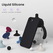 Carica l'immagine nel visualizzatore di Gallery, ORNARTO Cover per iPhone 16e/iPhone 17e Silicone,Antiurto,Nero
