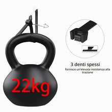 Carica l'immagine nel visualizzatore di Gallery, Fascette extra large resistenti per uso esterno, 600 mm x 4,8 mm, resistenza alla trazione 22 kg, 50 pezzi, nero