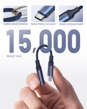 Carica l'immagine nel visualizzatore di Gallery, MOGOOD Adattatore USB C a Jack 3,5mm 0,12M DAC HiFi Presa Femmina TRRS