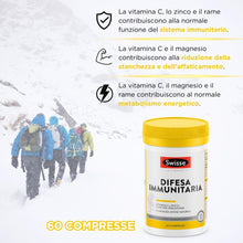 Carica l'immagine nel visualizzatore di Gallery, SWISSE Difesa Immunitaria - Integratore Difese Immunitarie con Vitamina C Magnesio Zinco ed Echinacea, Integratori Stanc
