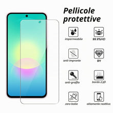 Carica l'immagine nel visualizzatore di Gallery, Cover Compatibile con Samsung Galaxy A27 5G, con 1 Pezzo Vetro Temperato Pellicola Protettiva, Pelle PU e Libro Flip Cus
