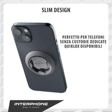 Carica l'immagine nel visualizzatore di Gallery, INTERPHONE - Pad Adesivo Universale per Custodie Smartphone - porta telefono moto - Sistema Modulare QUIKLOX - Supporto 