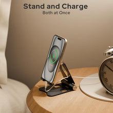 Carica l'immagine nel visualizzatore di Gallery, [2 Pezzi ] Zivacate Supporti per Telefono Scrivania [Pieghevole &amp; Regolabile], Porta Cellulare Portatile Compatibile con