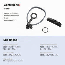 Carica l'immagine nel visualizzatore di Gallery, SMALLRIG Supporto Magnetico da Collo per Telefono, Supporto da Collo per Telefono POV/Vlog, Capacità Massima 300 g, Supp
