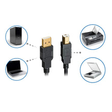 Carica l'immagine nel visualizzatore di Gallery, DeleyCON 10m USB 2.0 Attivo Cavo Della Stampante Con Amplificatore Di Segnale - USB2.0 Ripetitore Scanner per PC