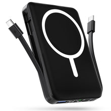 Carica l'immagine nel visualizzatore di Gallery, Podoru Power Bank per MagSafe, 10000mAh Magneitco Powerbank per iPhone