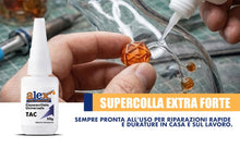 Carica l'immagine nel visualizzatore di Gallery, La miglior più potente Colla Istantanea Extra Forte 50 g Supercolla attack,bostick Ago Dosatore, Trasparente, Resistente