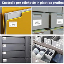 Carica l'immagine nel visualizzatore di Gallery, Porta assicurazione auto adesivo, 6 Pezzi Portabollo per Auto Impermeabili Parabrezza Trasparenti Porta Biglietti Parche