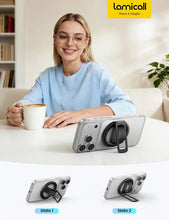 Carica l'immagine nel visualizzatore di Gallery, Lamicall Supporto Anello Cellulare per MagSafe, Anello Supporto Telefono