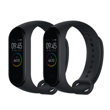 Carica l'immagine nel visualizzatore di Gallery, kwmobile 2x Cinturino TPU Silicone Fibbia Compatibile con Xiaomi Mi Band 4 / Mi Band 3 Cinturino - Cinturini 15-22 cm
