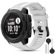 Carica l'immagine nel visualizzatore di Gallery, Cinturino di ricambio per smartwatch da 22 mm, compatibile con Garmin Instinct/Instinct 2/Solar/2 Solar, regolabile, spo