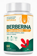 Carica l'immagine nel visualizzatore di Gallery, Berberina con Cromo Picolinato, Silimarina, Cardo Mariano, Coenzima Q10