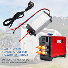 Carica l'immagine nel visualizzatore di Gallery, Trasformatore di tensione da 240 V a 12 V AC, Adattatore per riscaldamento ad aria diesel da 5 kW 8 kW, potenza in uscit