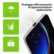Carica l'immagine nel visualizzatore di Gallery, 20 pezzi Tappo USB C Set,Bianco e nero *10,Tappino USB Type C,Tappi Telefono Antipolvere, Tappi usb c,Compatibile Tappo 