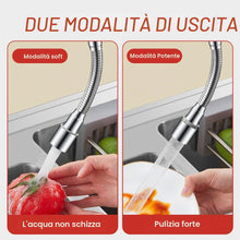 Carica l'immagine nel visualizzatore di Gallery, Prolunga Rubinetto Cucina 15cm,Rompigetto Rubinetto 360° Gradi Doccetta per lavarsi i denti e lavare il viso, lavare i c