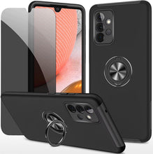 Carica l'immagine nel visualizzatore di Gallery, Privacy cover per Samsung galaxy A33 5G Custodia con Anti-Peeping in vetro temperato con custodia protettiva ad anello- 