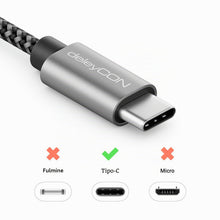 Carica l'immagine nel visualizzatore di Gallery, deleyCON 1,5m USB C Cavo (100W Ricarica Rapida) PD 3.0 - C a C - Cavo Ricarica per iPhone 17 16 15 Pro Max Air Galaxy A1