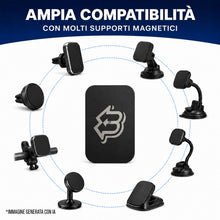 Carica l'immagine nel visualizzatore di Gallery, Piastrine metalliche autoadesive per magneti, set da 2, 0,3 mm