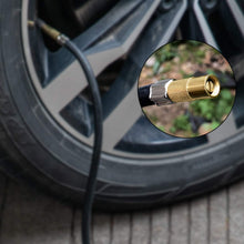 Carica l'immagine nel visualizzatore di Gallery, KATSU Compressore portatile auto pompa 12V DC 14A 150PSI per pneumatici per auto, furgoni, 4x4 + 3 adattatori ugelli + 4