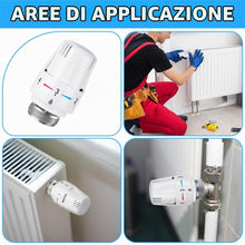 Carica l'immagine nel visualizzatore di Gallery, Flintronic Termostato da Radiatore, Termostatica Intelligente, 6pz
